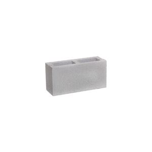 Bloc apparent gris 39x14x19cm creux